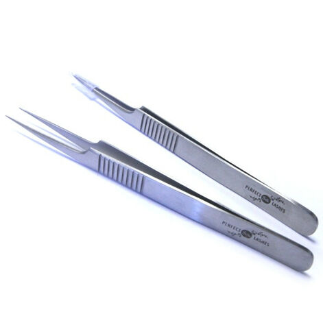 Prefect Silk Lashes, L-shape eyelash tweezers